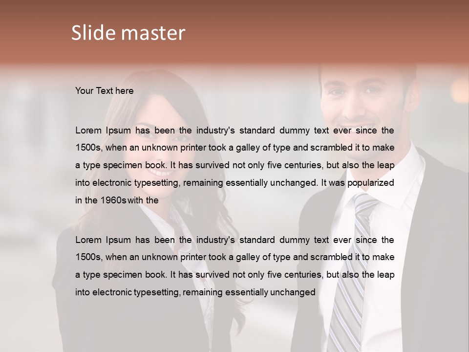 Looking Manager Man PowerPoint Template