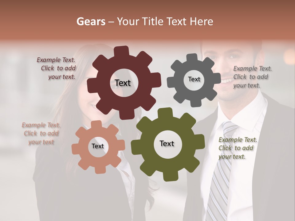 Looking Manager Man PowerPoint Template