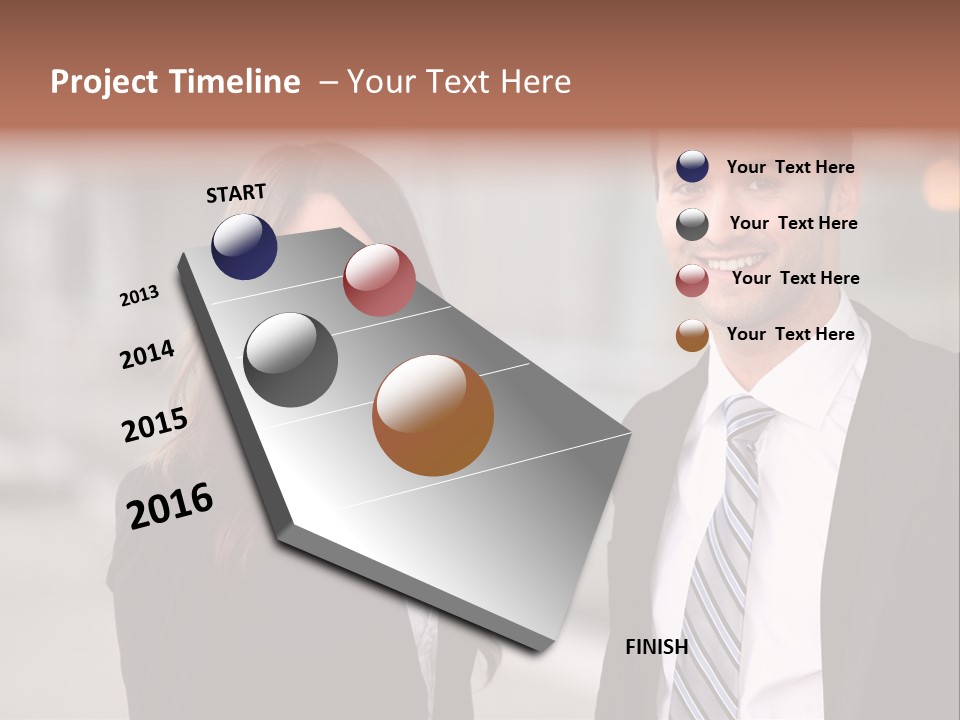 Looking Manager Man PowerPoint Template
