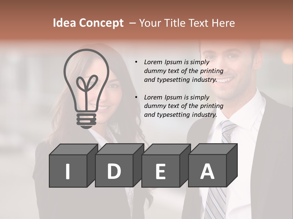 Looking Manager Man PowerPoint Template