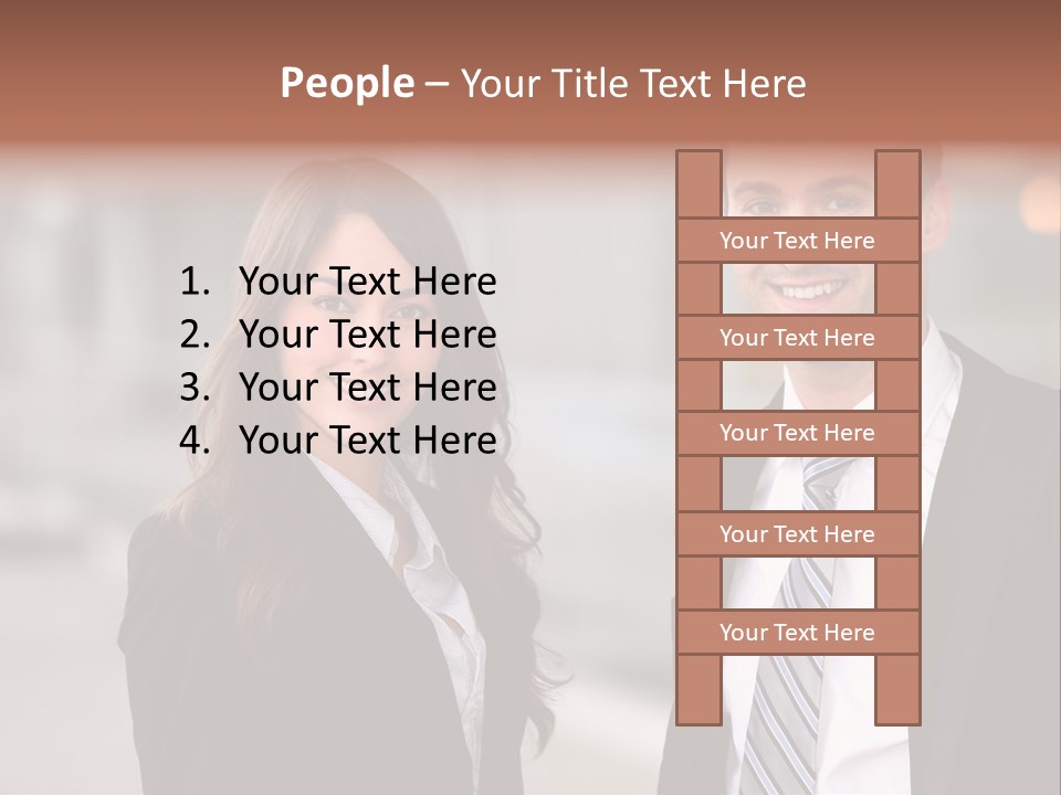 Looking Manager Man PowerPoint Template