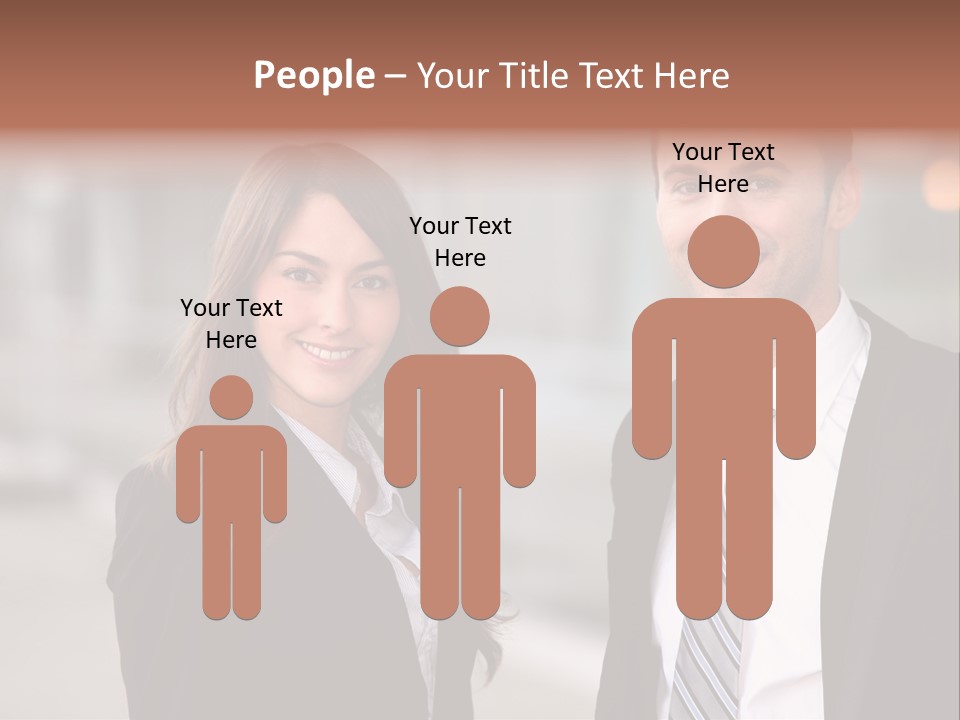 Looking Manager Man PowerPoint Template