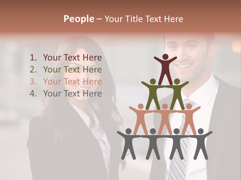 Looking Manager Man PowerPoint Template