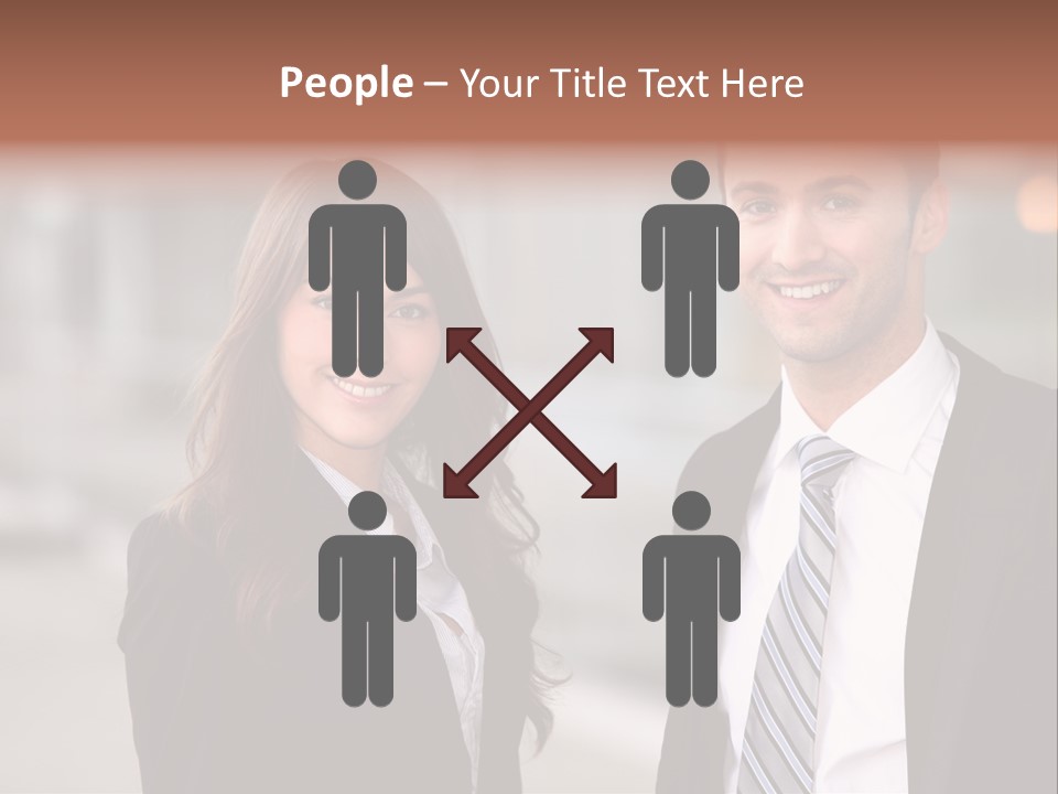 Looking Manager Man PowerPoint Template