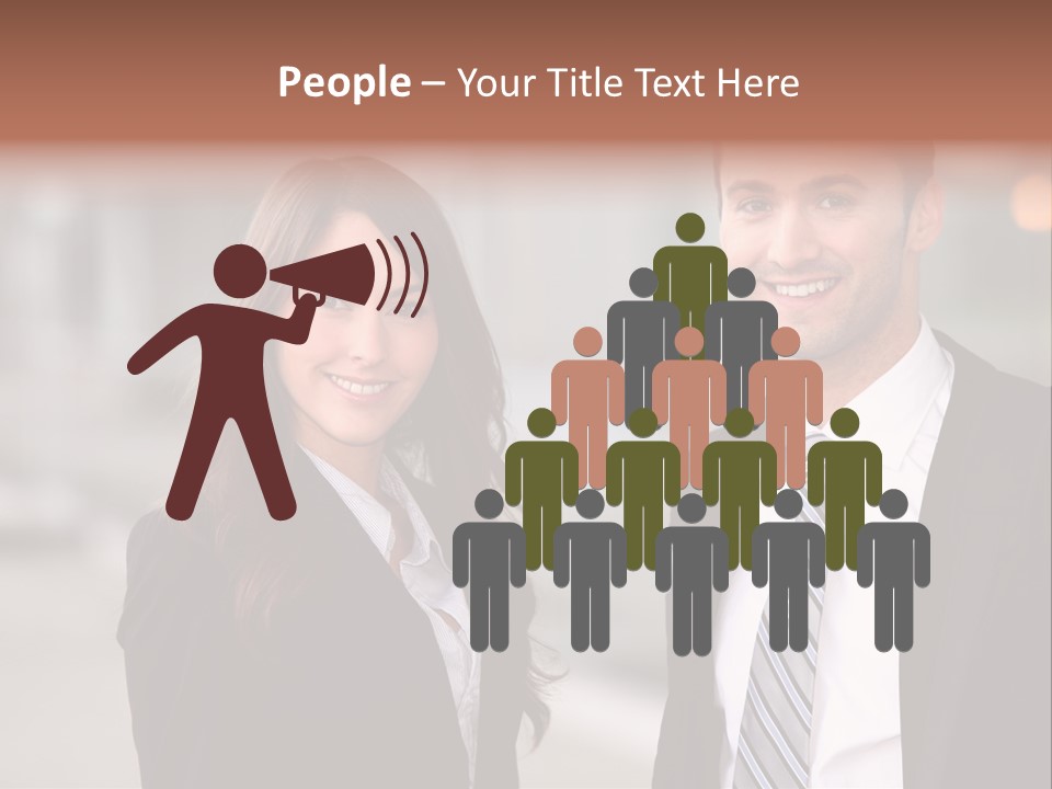 Looking Manager Man PowerPoint Template