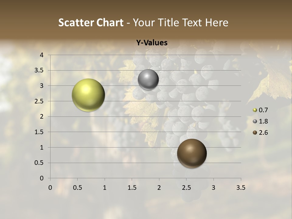 Branch Fruit Grape PowerPoint Template