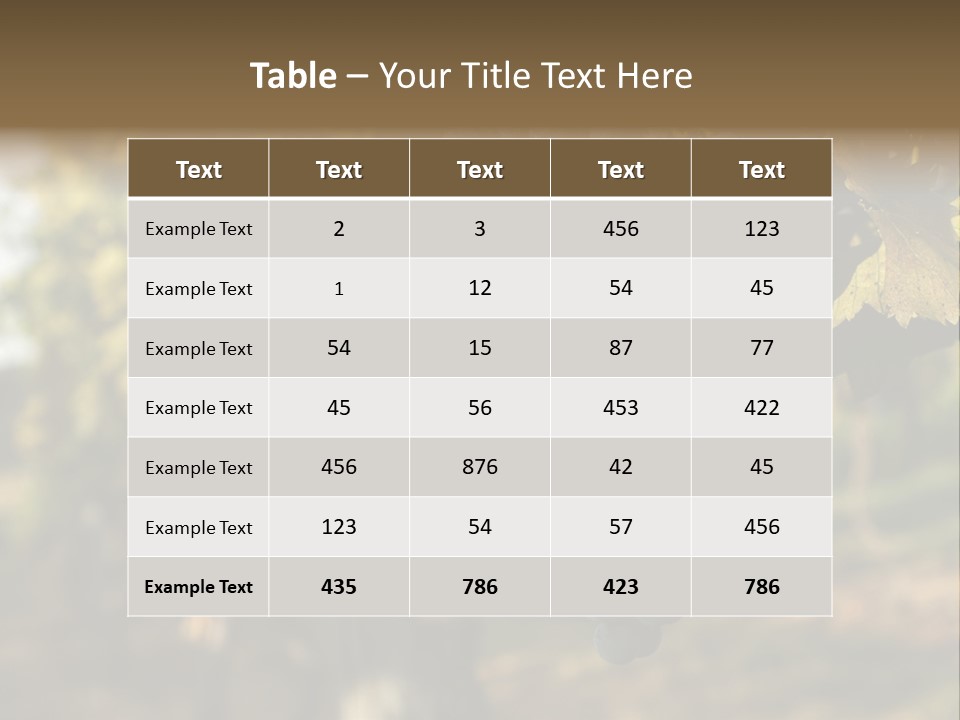 Branch Fruit Grape PowerPoint Template