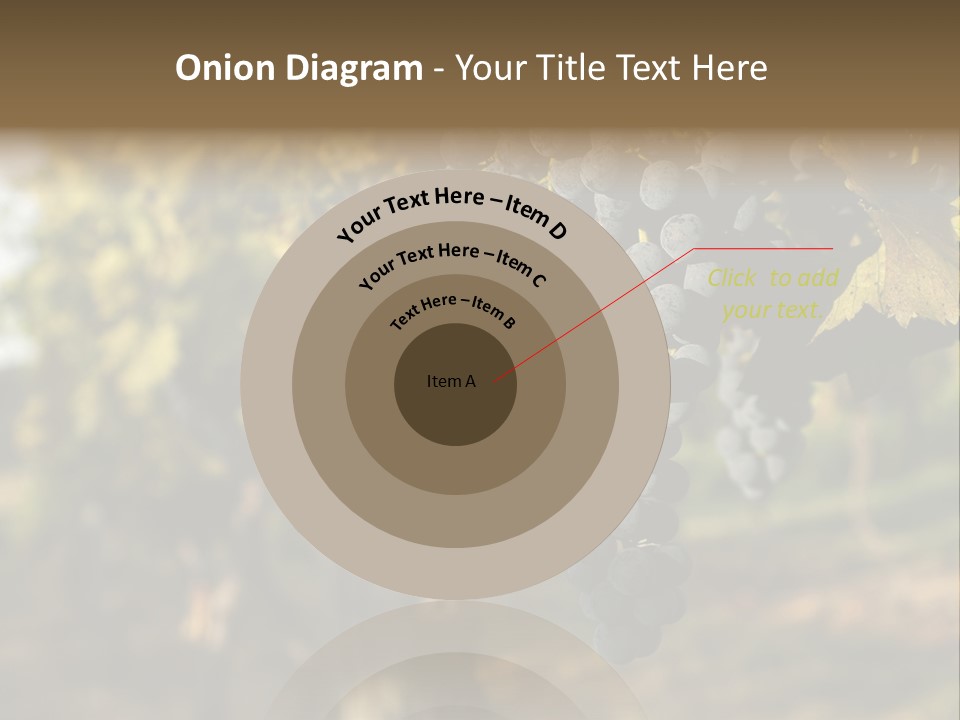 Branch Fruit Grape PowerPoint Template