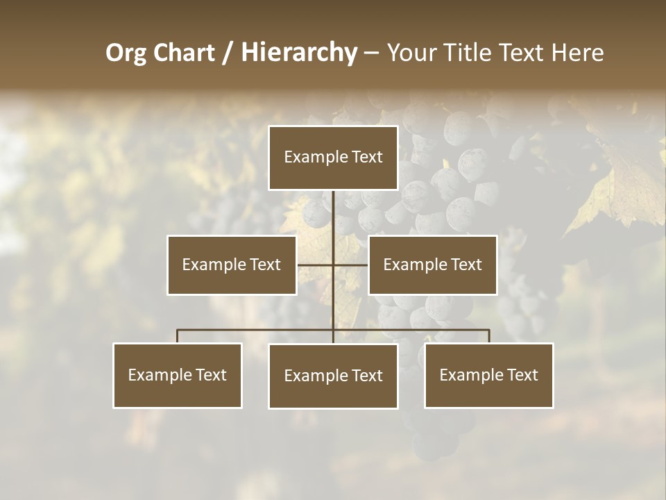 Branch Fruit Grape PowerPoint Template