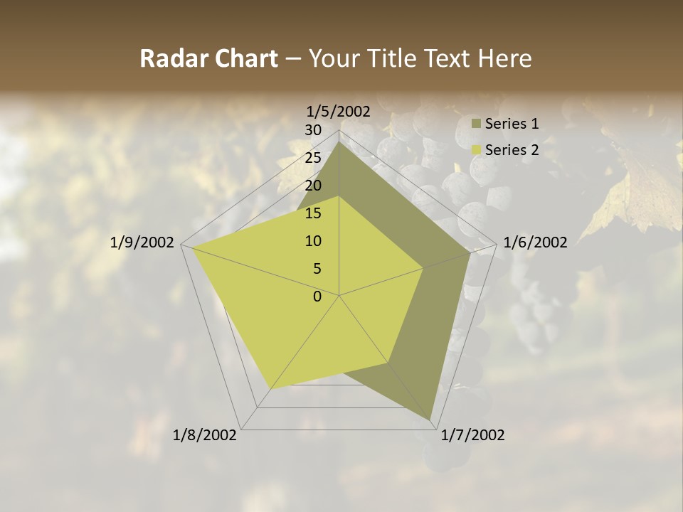 Branch Fruit Grape PowerPoint Template