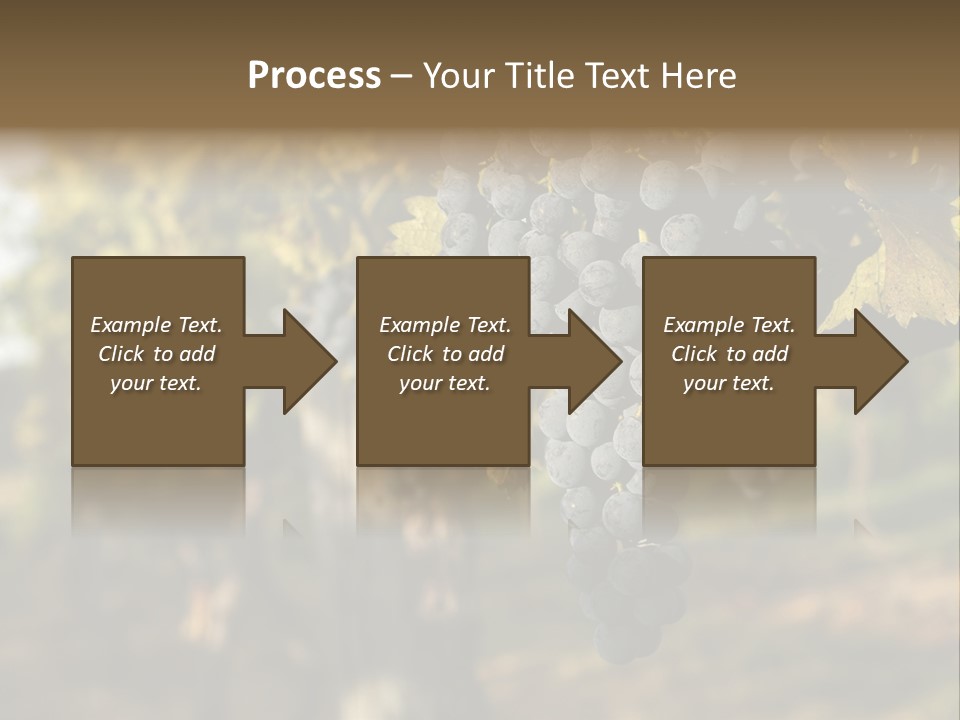 Branch Fruit Grape PowerPoint Template