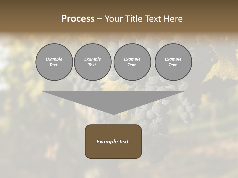Branch Fruit Grape PowerPoint Template