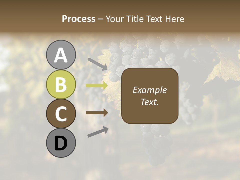 Branch Fruit Grape PowerPoint Template