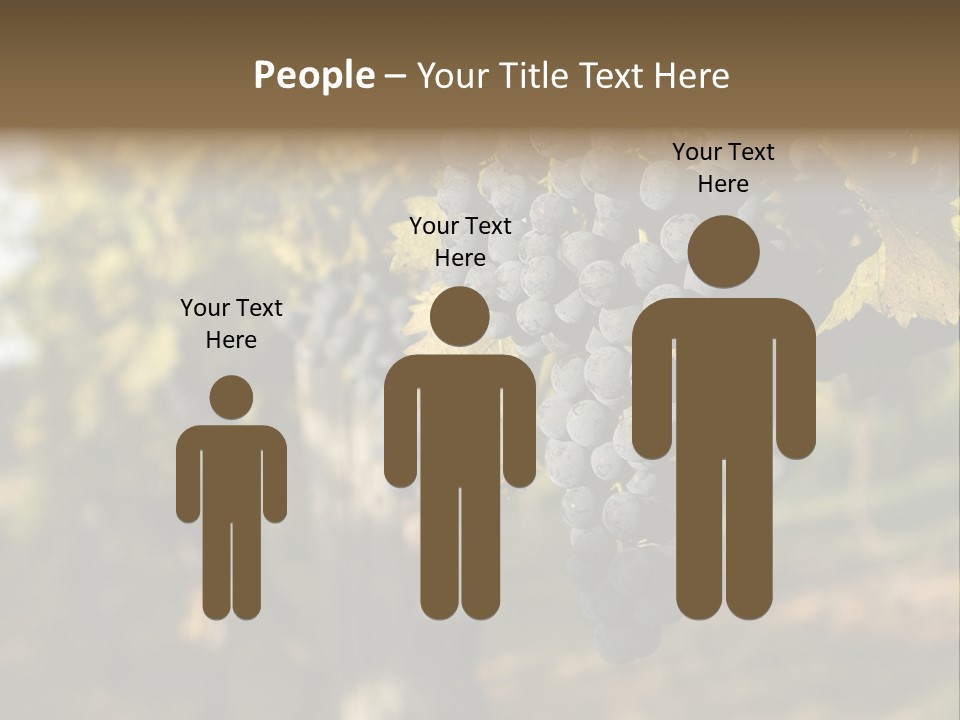 Branch Fruit Grape PowerPoint Template