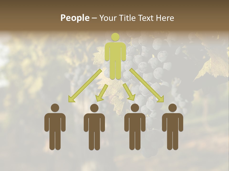 Branch Fruit Grape PowerPoint Template