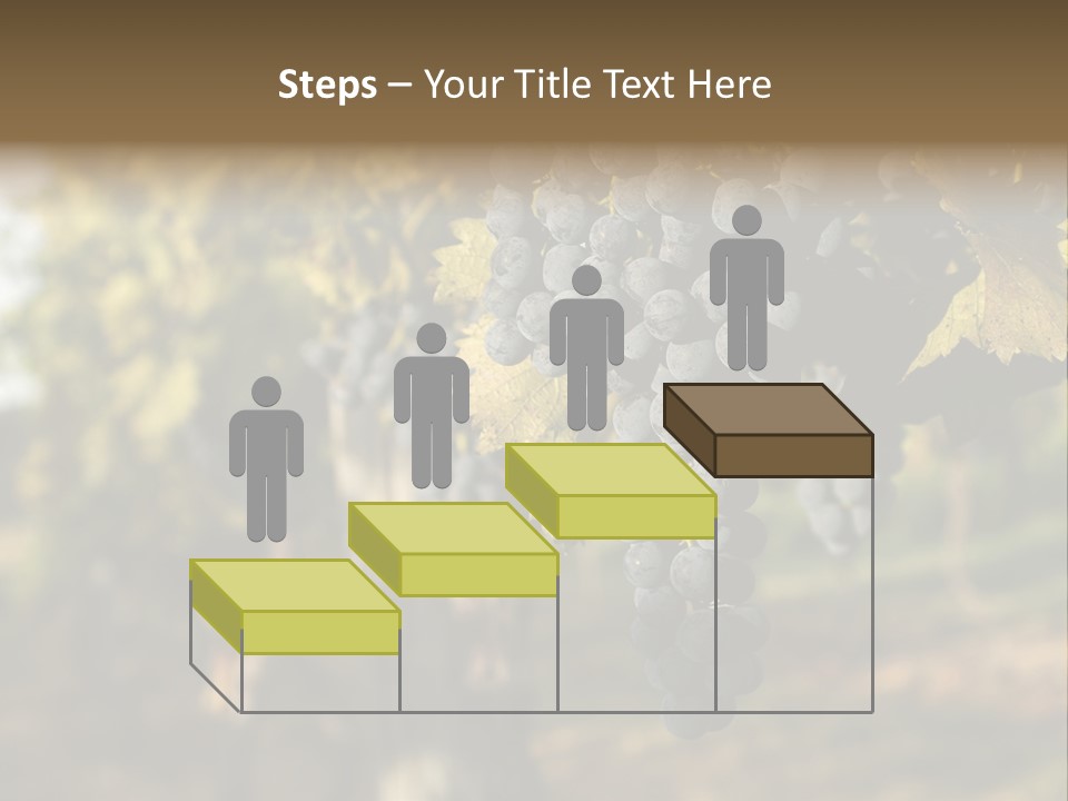 Branch Fruit Grape PowerPoint Template