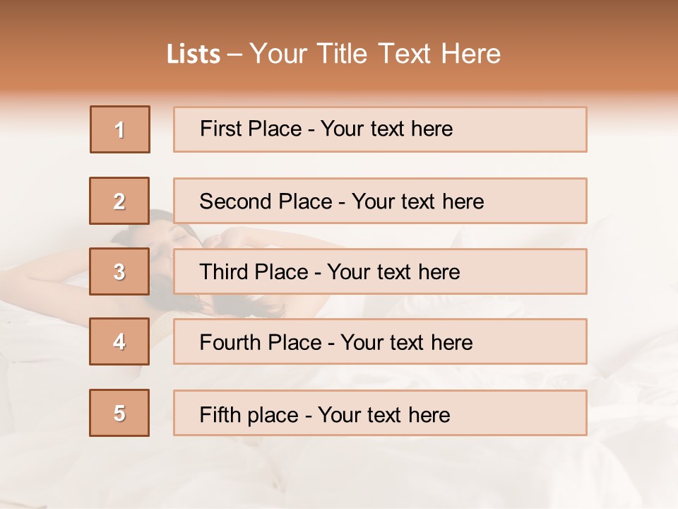 Wake Duvet Morning PowerPoint Template
