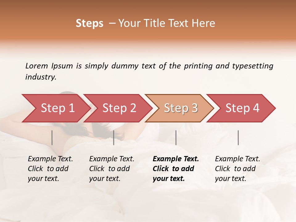 Wake Duvet Morning PowerPoint Template