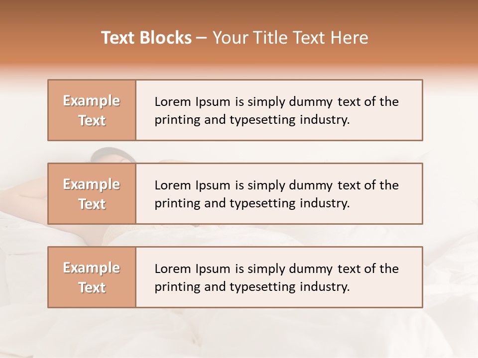 Wake Duvet Morning PowerPoint Template