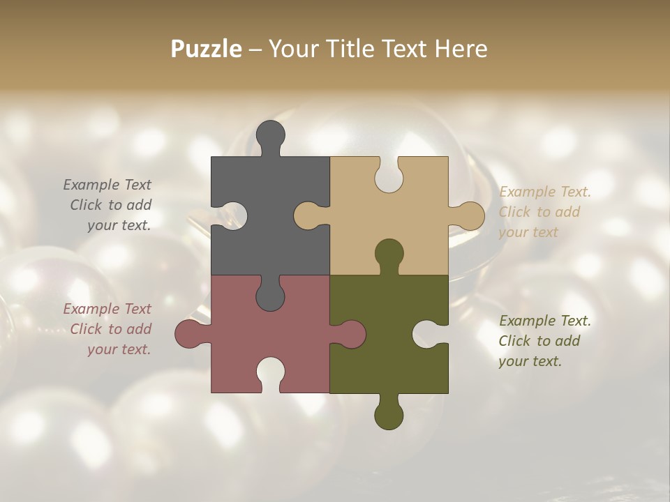 Sea Dark Glossy PowerPoint Template