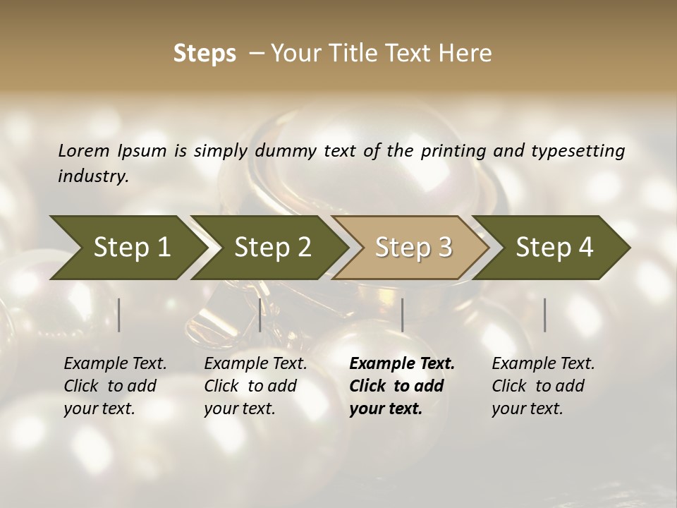 Sea Dark Glossy PowerPoint Template