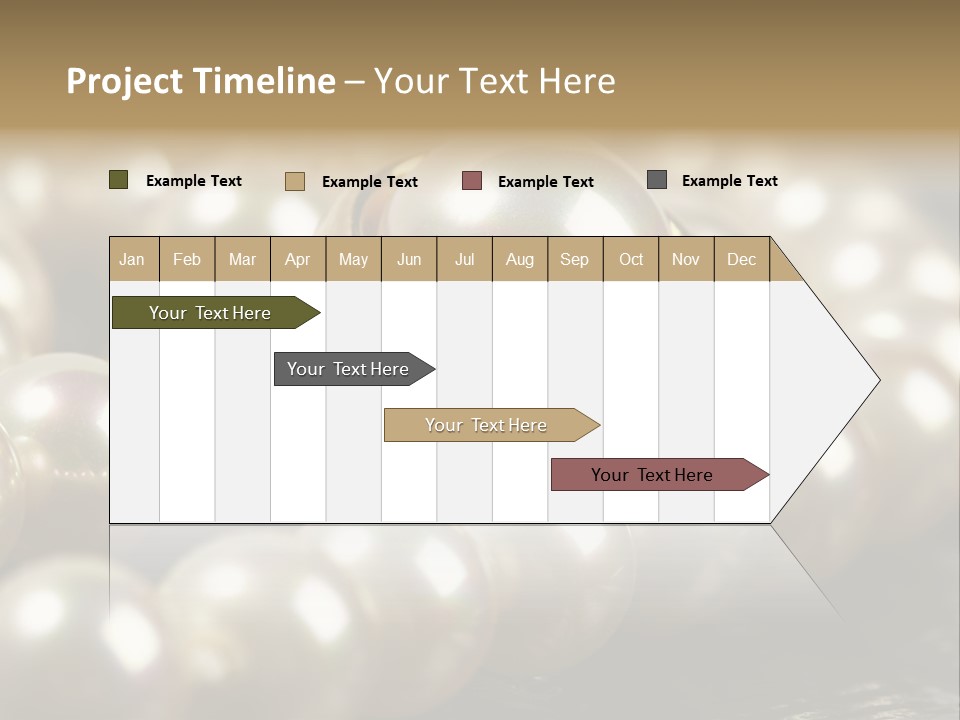 Sea Dark Glossy PowerPoint Template