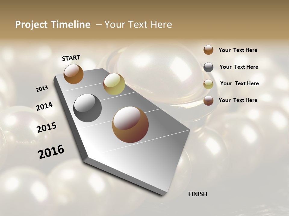 Sea Dark Glossy PowerPoint Template