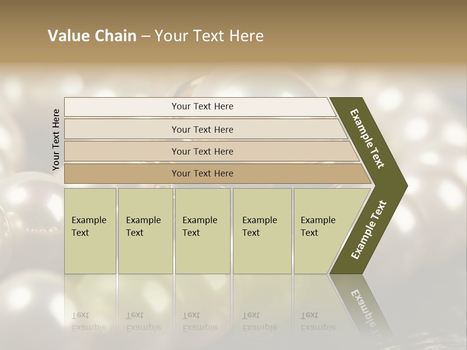 Sea Dark Glossy PowerPoint Template