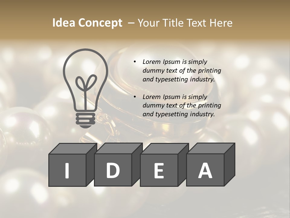 Sea Dark Glossy PowerPoint Template