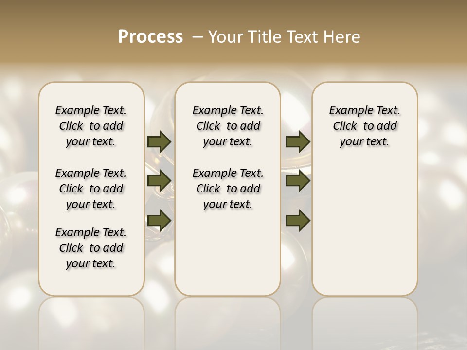 Sea Dark Glossy PowerPoint Template