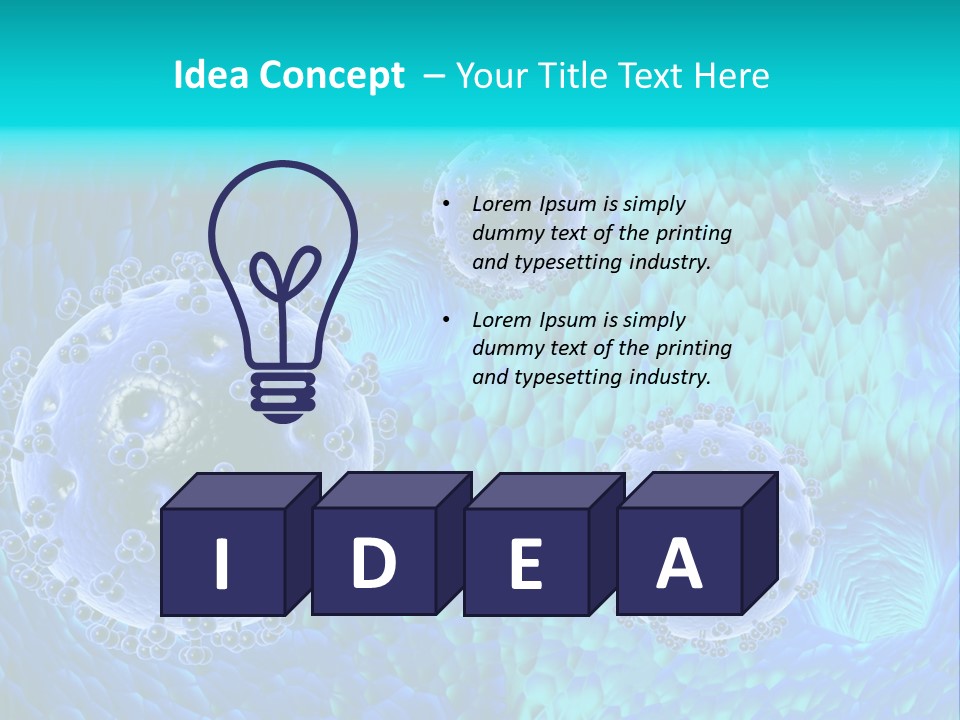 Decorated Party Cupcake PowerPoint Template