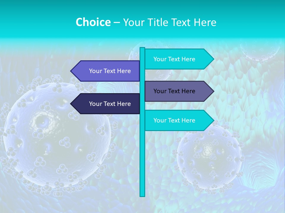 Decorated Party Cupcake PowerPoint Template