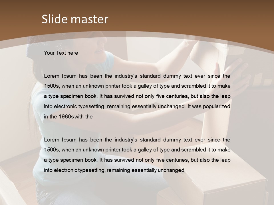 Brown Years One PowerPoint Template