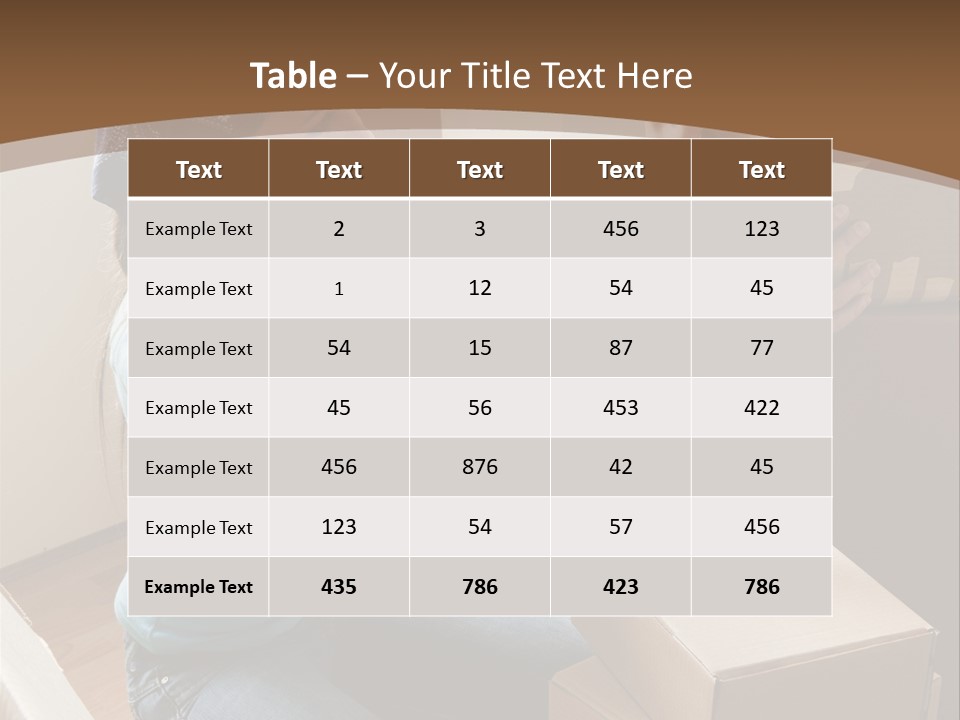 Brown Years One PowerPoint Template