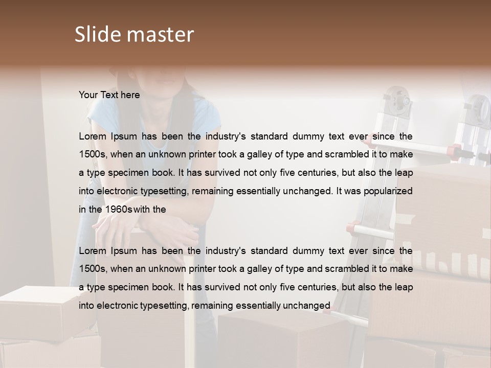 One Color Looking PowerPoint Template