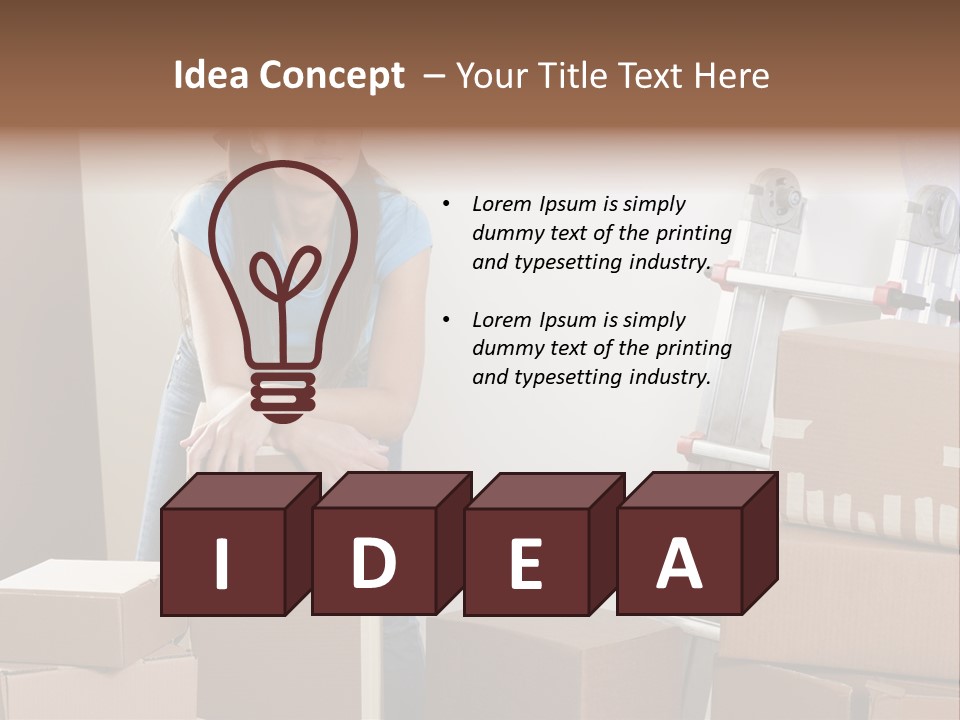 One Color Looking PowerPoint Template