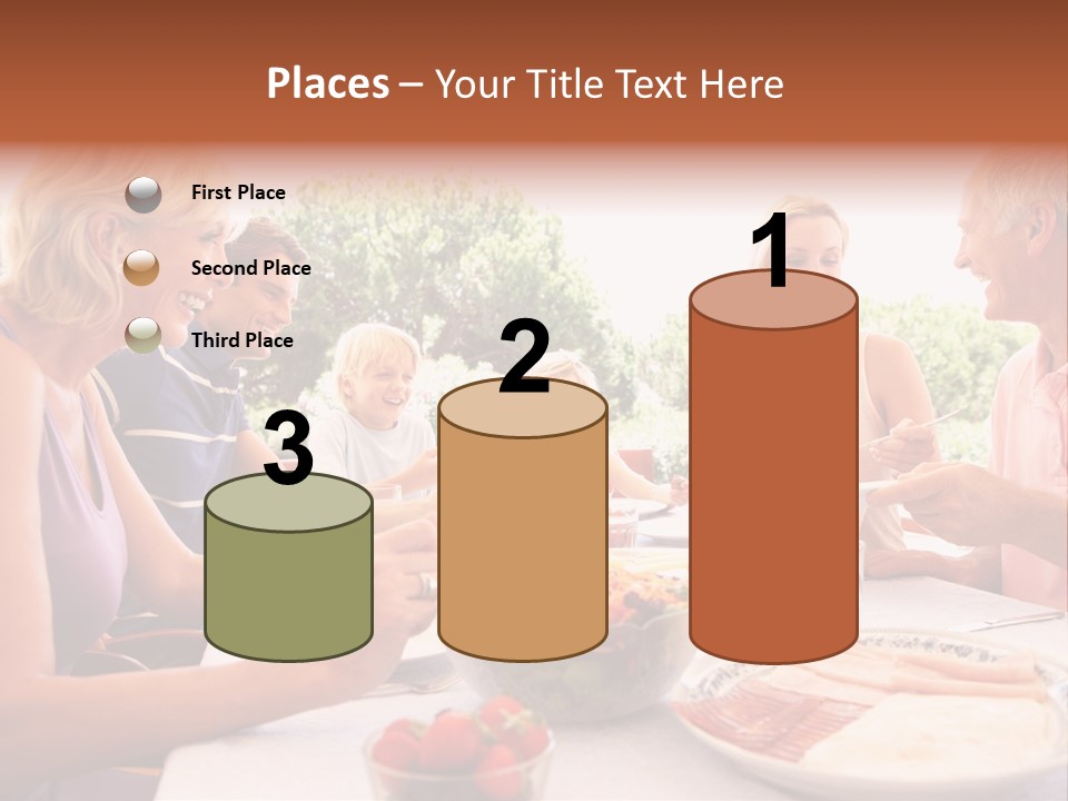 Family Father Caucasian PowerPoint Template