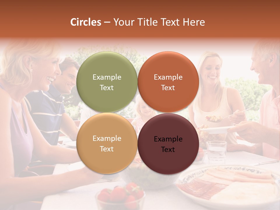 Family Father Caucasian PowerPoint Template