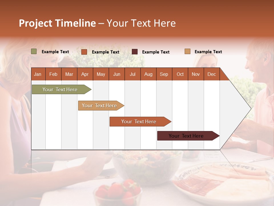 Family Father Caucasian PowerPoint Template