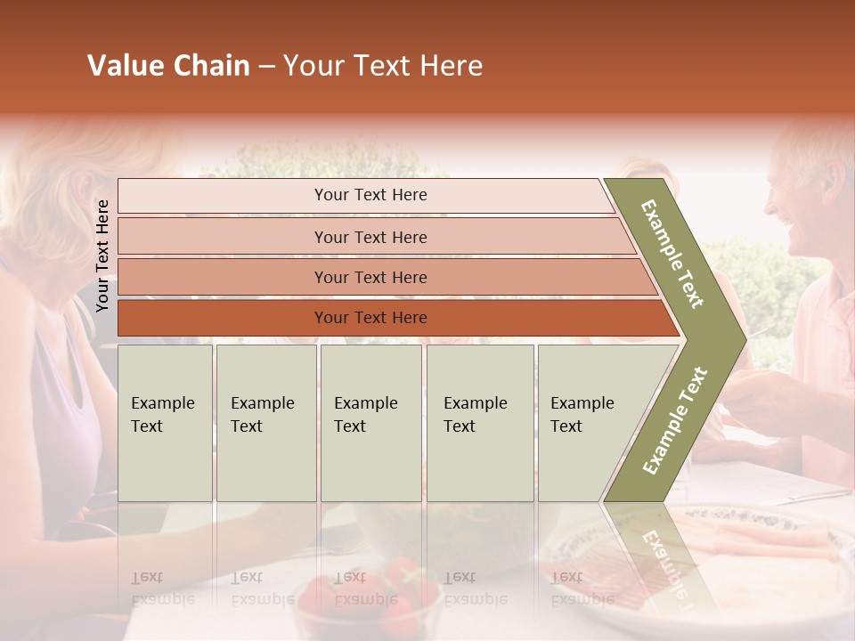 Family Father Caucasian PowerPoint Template