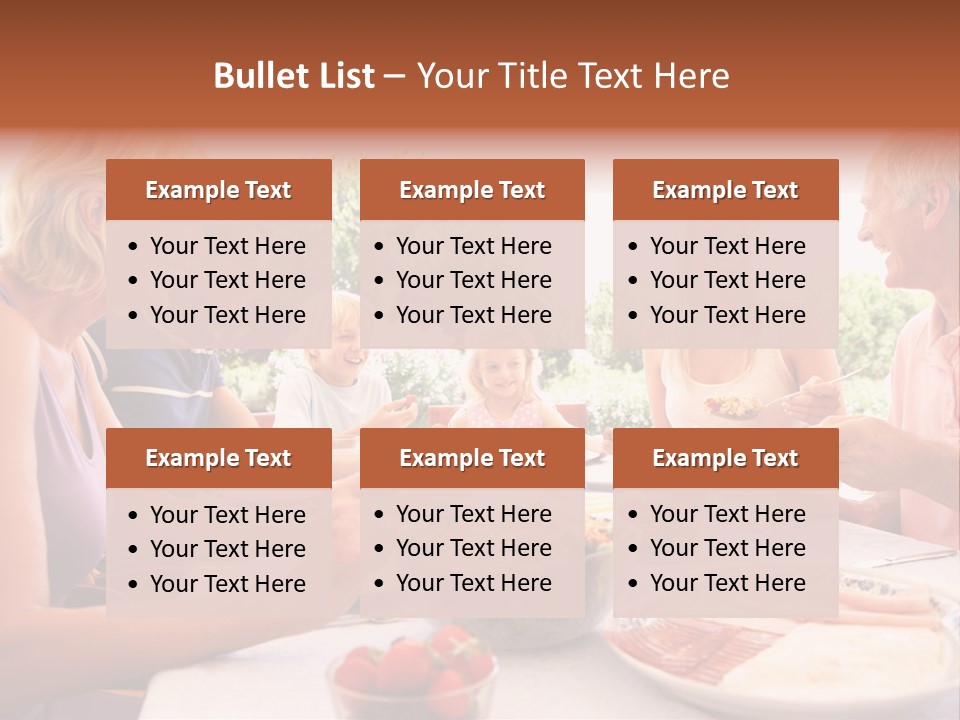 Family Father Caucasian PowerPoint Template