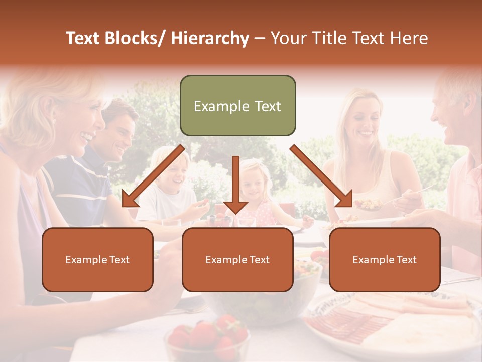 Family Father Caucasian PowerPoint Template