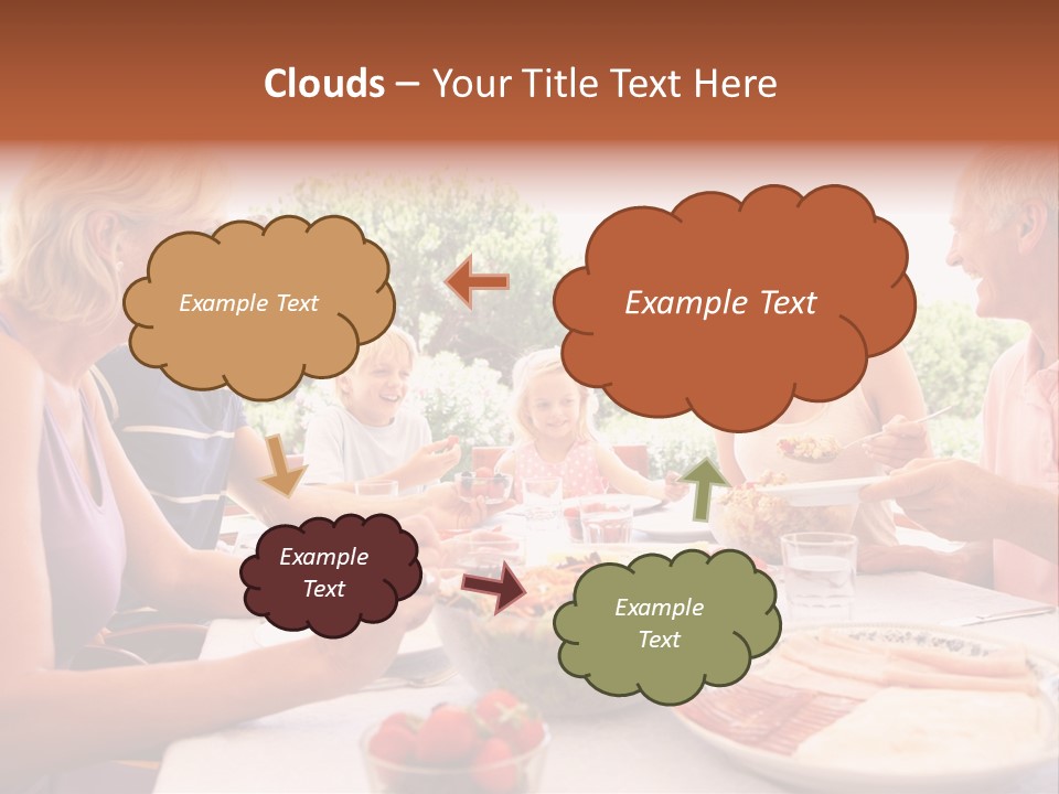 Family Father Caucasian PowerPoint Template