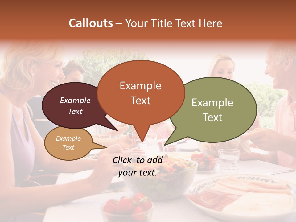 Family Father Caucasian PowerPoint Template