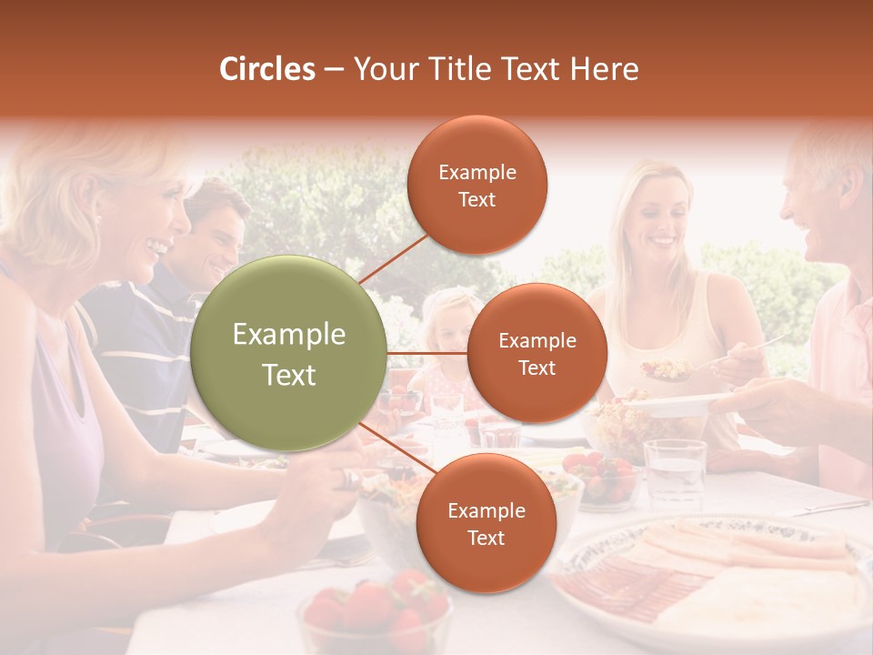 Family Father Caucasian PowerPoint Template