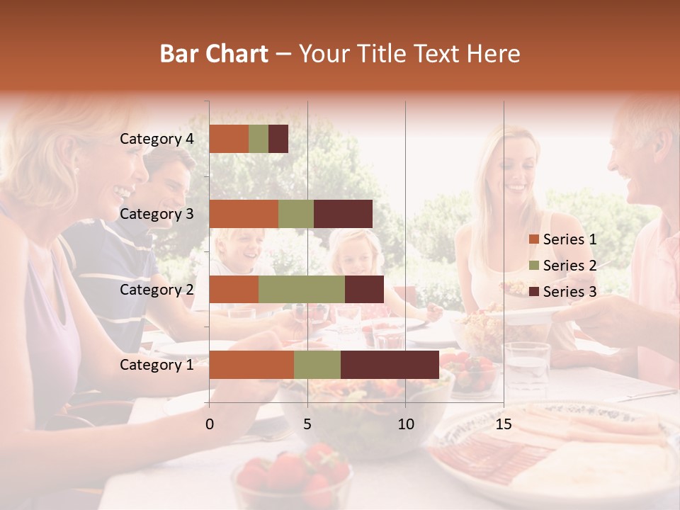 Family Father Caucasian PowerPoint Template