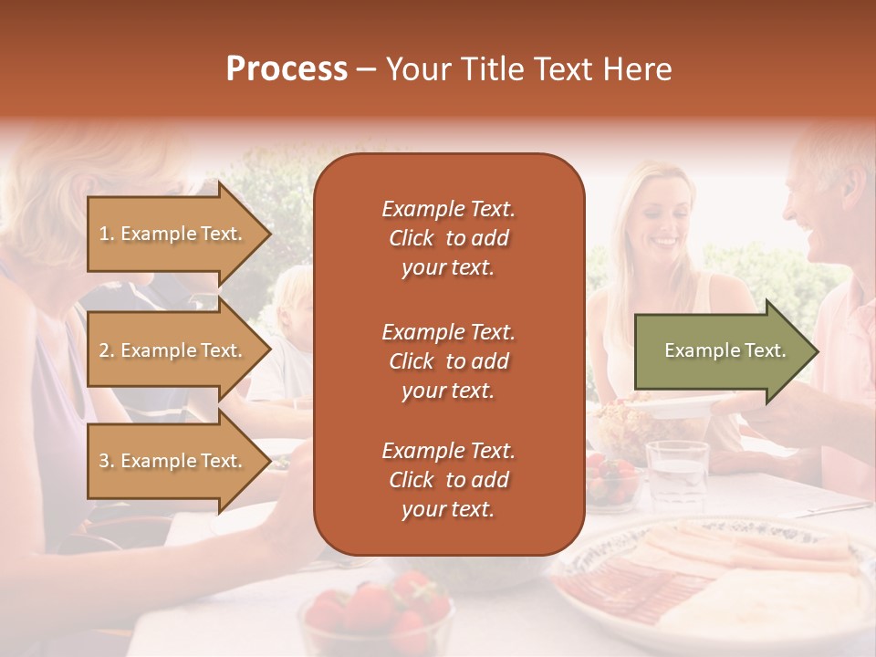 Family Father Caucasian PowerPoint Template