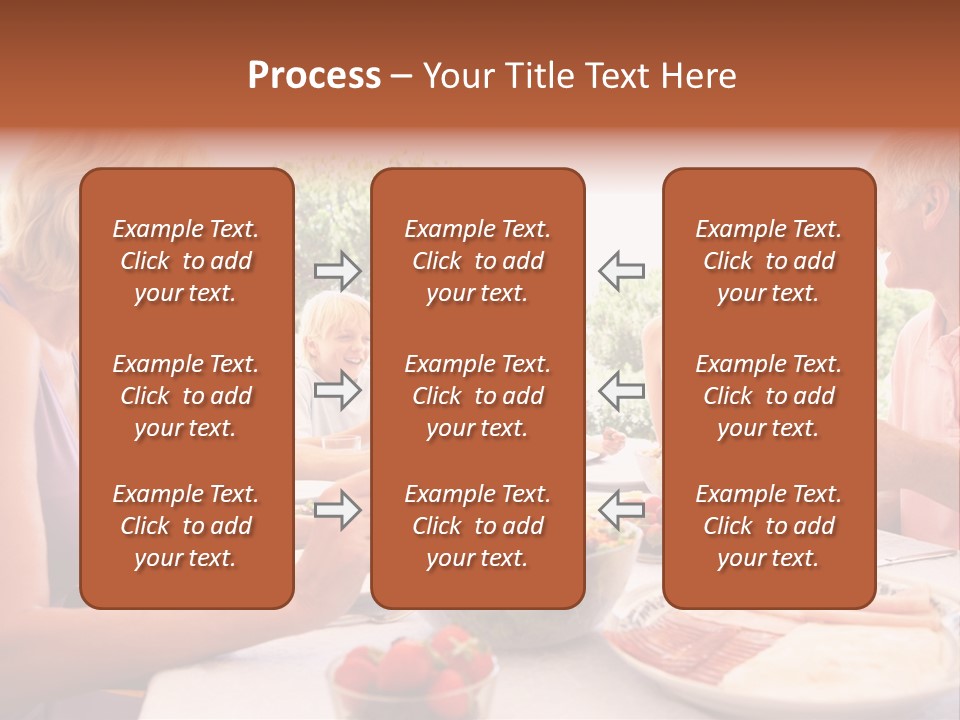 Family Father Caucasian PowerPoint Template