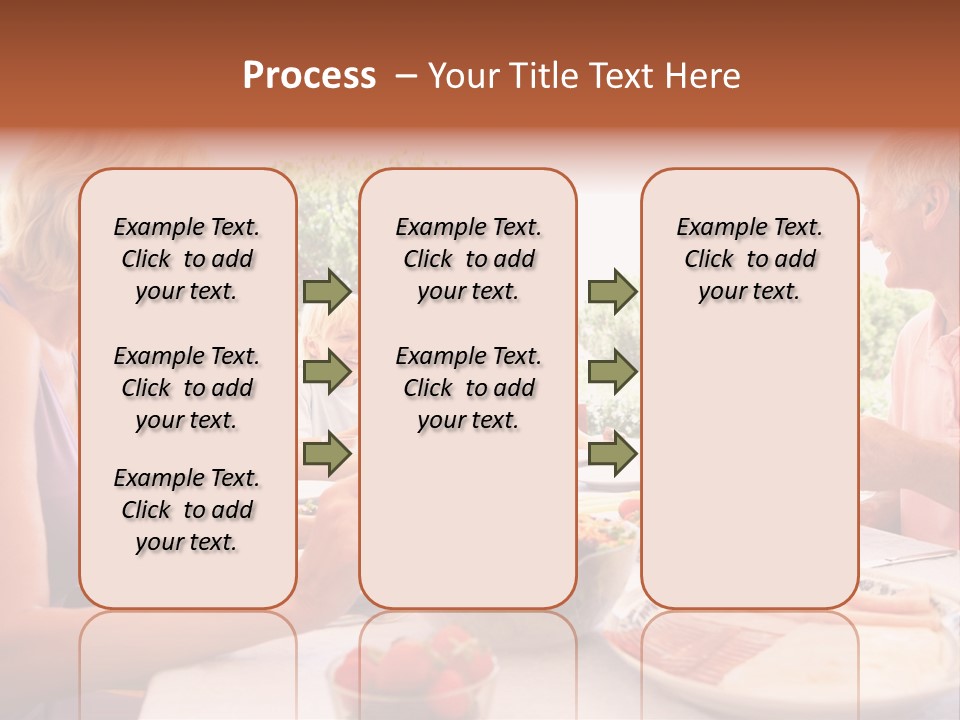Family Father Caucasian PowerPoint Template