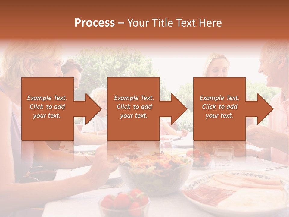 Family Father Caucasian PowerPoint Template